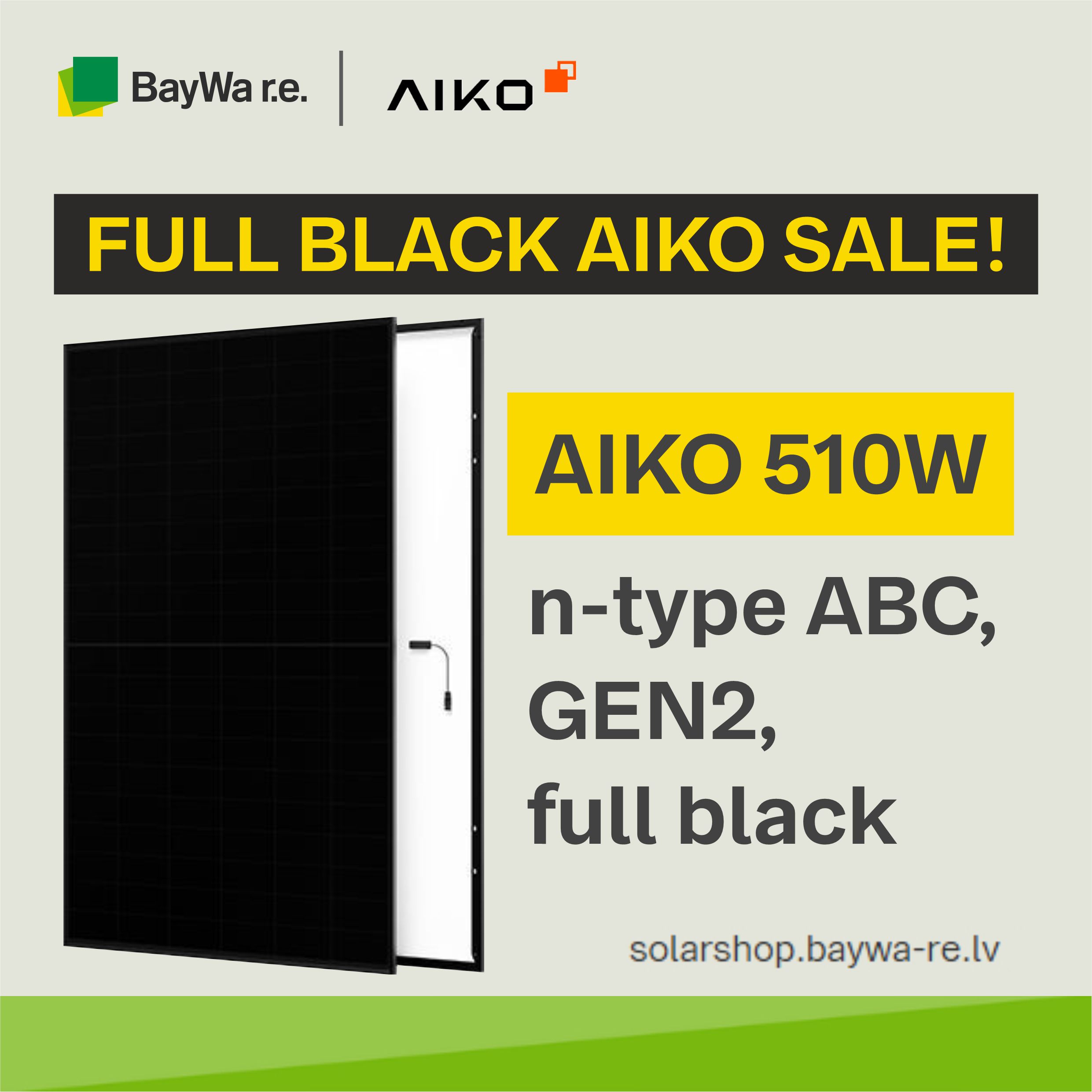 FULL BLACK AIKO SALE 510w